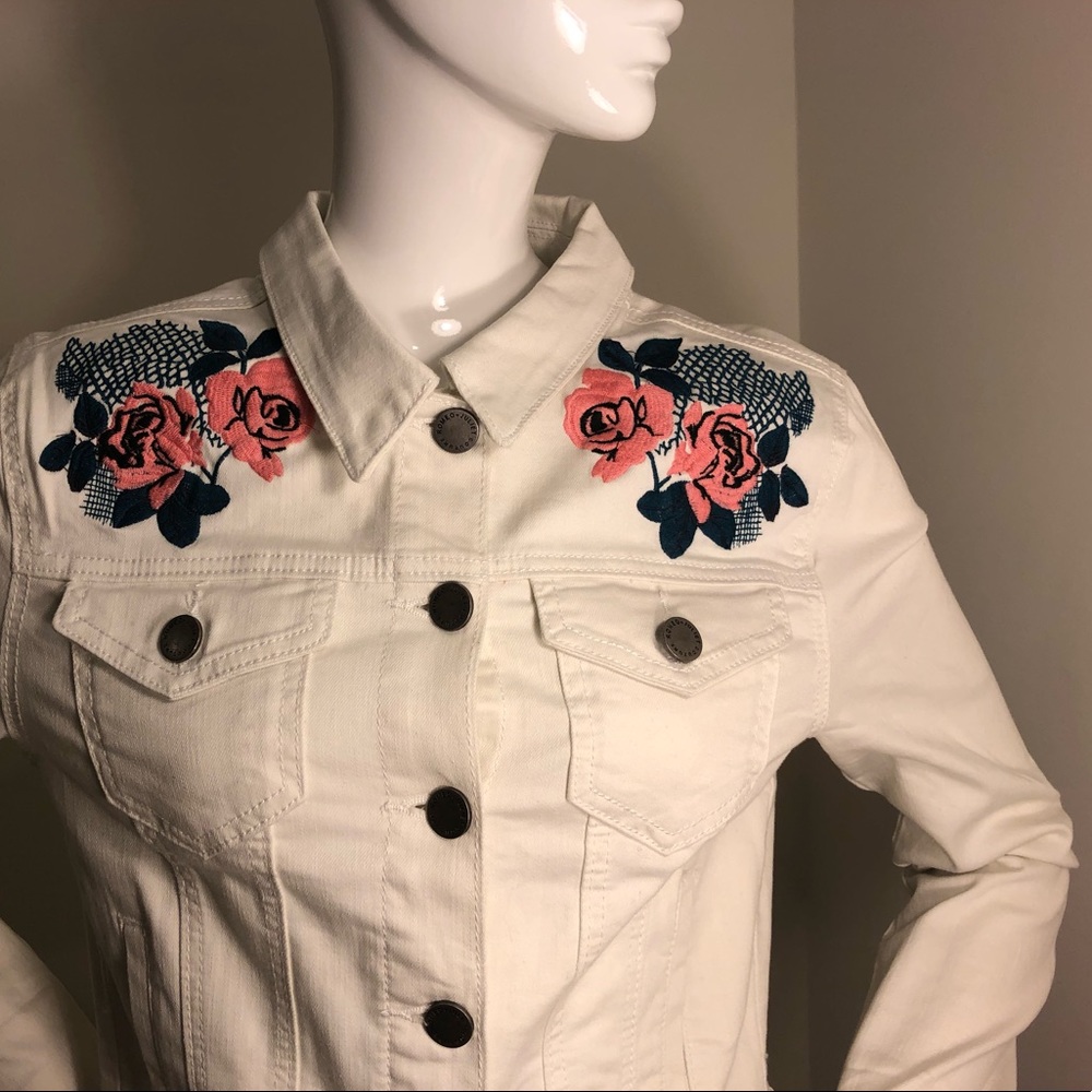 🌹Romeo&Juliet Couture Embroidered Denim Jacket